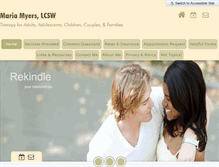 Tablet Screenshot of mariamyerslcsw.com